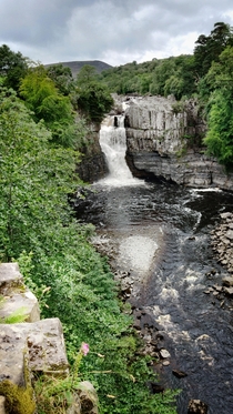 This is England High Force waterfalls in Co Durham UK 
