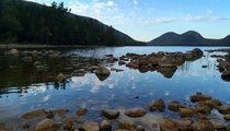 This is the lowest I have ever seen the water hereJordan Pond Acadia National Park Maine 