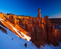 This is Thors Hammer a column in famous Bryce Canyon Utah  photo by Andr Leopold