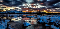 This stunning sunset made my frozen hands worth it Like all my photos its edited but colors are totally untouched Taken at Upper Truckee Marsh in South Lake Tahoe 