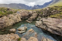 This water is blue all by itself Fairy Pools Isle of Skye 