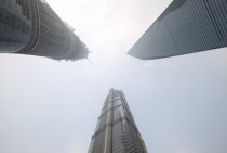 Three Unique Skyscrapers in one place Shanghai 