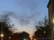 Thumbprint cloud over Washington DC this evening