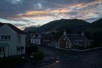 Tillicoultry Scotland on a Friday evening 