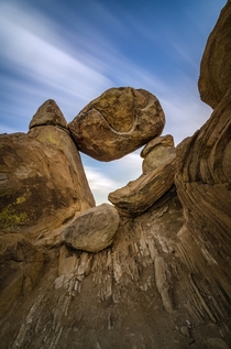 Time Passes Slowly at Balanced Rock - Big Bend National Park 