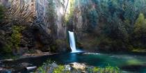 Toketee Falls on the North Umpqua River OR 