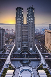 Tokyo Metropolitan Government Building the tallest building in Tokyo until  