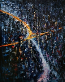 Tokyo Oil on canvas x inches