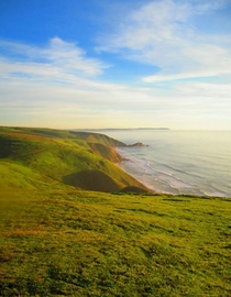 Tomales Point Trail at the Point Reyes National Seashore 
