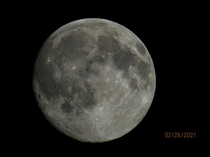 Tonights Moon taken with my Canon SX HS