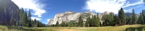 Took this panoramic shot in a field in Yosemite