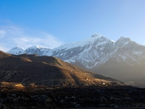 Took this picture of Tilicho Peak last month during a Trek through the Himalayas  x