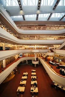 Toronto Reference Library designed by Raymond Moriyama opened in 