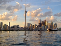 Toronto waterfront and skyline 
