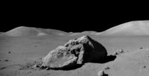 Tracys Rock visited by the Apollo  crew on December   