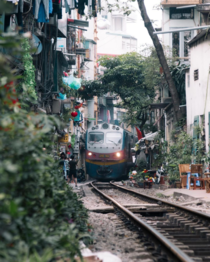 Train Street Hanoi Vietnam