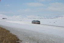Tram-train crossing the Arctic Circle - 