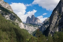 Tre Cime peaks in Dolomites Italy  IG aleksandar_hajdukovic