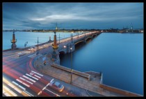 Trinity Bridge St Petersburg Russia  by Ilya Shtrom