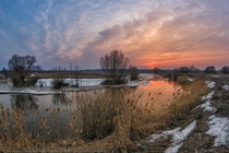 Tsna River Russia by Valery Gorbunov 