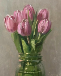 Tulips - my oil painting