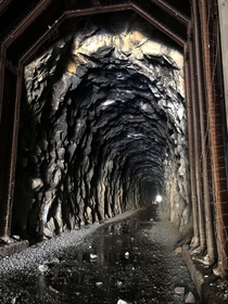 Tunnel  on the old Central Pacific Railroad line Truckee Ca
