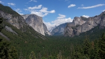 Tunnel View at Yosemite National Park Definitely the most majestic place Ive ever visited 
