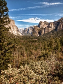 Tunnel View El Capitan and Half Dome Yosemite CA  X