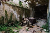Turbine hall of an abandoned and decaying Italian hydro powerplant wwwobsidianurbexphotographycom 