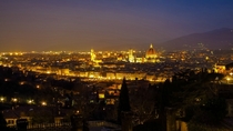 Twilight in Florence Italy 