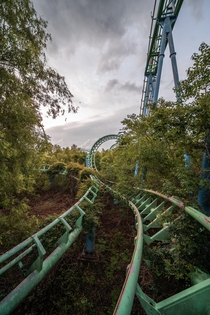 Twists and turns Abandoned Rollercoaster 