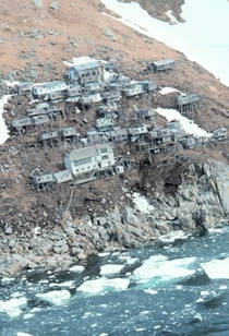 Ukivok Alaskas Abandoned Cliff-Hanging Village  Article in Comments