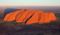 Uluru a large sandstone rock formation in the southern part of the Northern Territory central Australia  photo by duchess