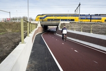 Underpass for bicycles in Utrecht Netherlands