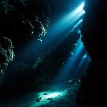 Underwater cave - Red Sea 