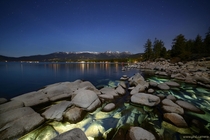 Underwater Lighting on Lake Tahoes east shore redux 