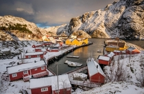 UNESCO fishing village Nusfjord Norway 