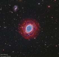 Unique View Of The Ring Nebula M In HaRGB From The Liverpool Telescope On La Palma