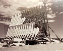 United States Air Force Academy Cadet Chapel Under Construction Ca  