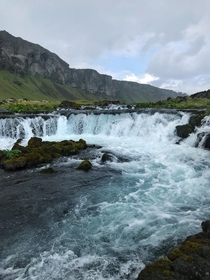 Unnamed waterfall on the side of the Ring Road Iceland 