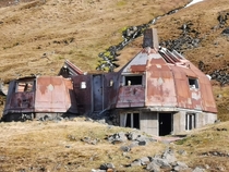 Unregistered observatory abandoned by unknown researchers of unknown national origin Iceland