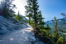 Up Tunnel Mountain - Banff CA 