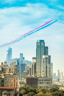 US amp UK Fighter Jets over NYC 