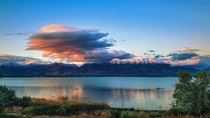Utah lake and the Wasatch front 