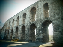 Valens Aqueduct Istanbul Turkey Built by Roman Emperor Valens in the late th century AD 