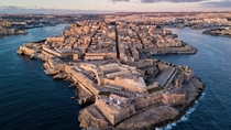 Valletta  ancient capital city of Malta