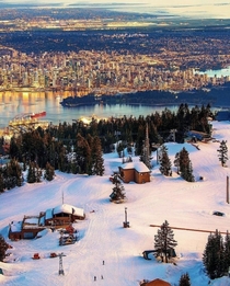 Vancouver British Columbia View from Grouse Mountain