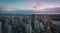 Vancouver Canada with multiple skylines