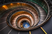Vatican Museum staircase 