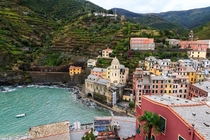 Vernazza - A lovely village in La Spezia province Liguria northwestern Italy 